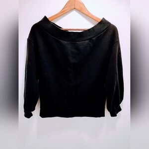 H&M Off Shoulder French Terry Sweatshirt
